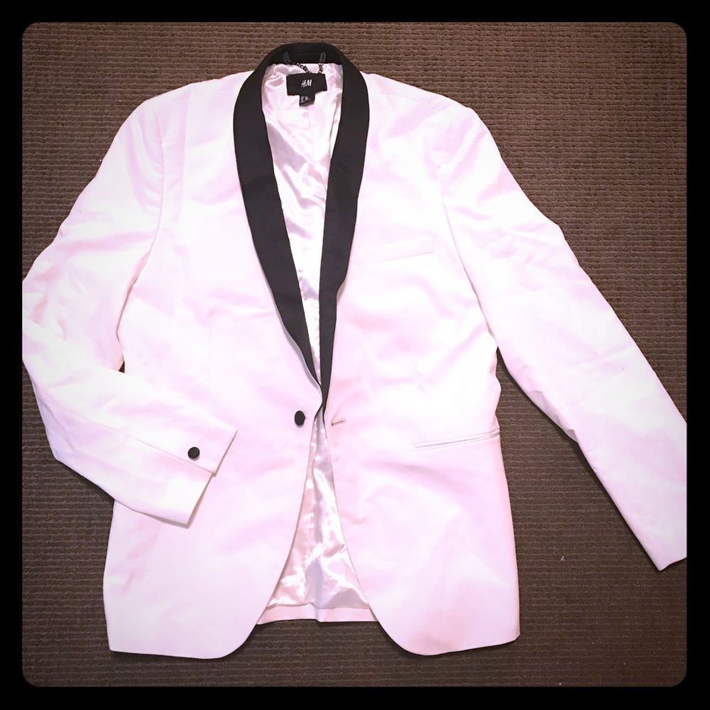 H&m white / black 42r